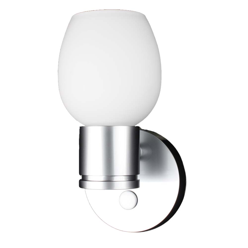 Lunasea LED Wall Light - Brushed Nickel - Tulip Glass