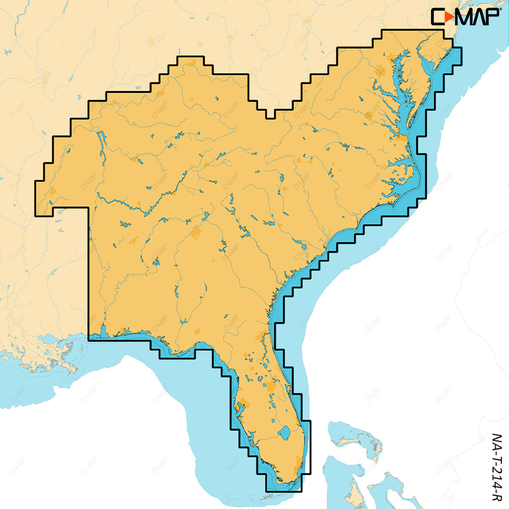 C-MAP REVEAL X - U.S. Lakes South East