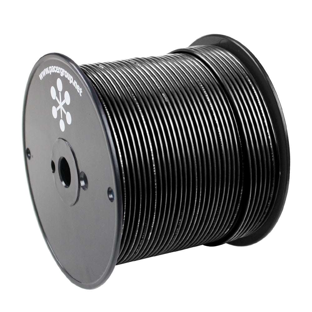 Pacer Black 14 AWG Primary Wire - 500