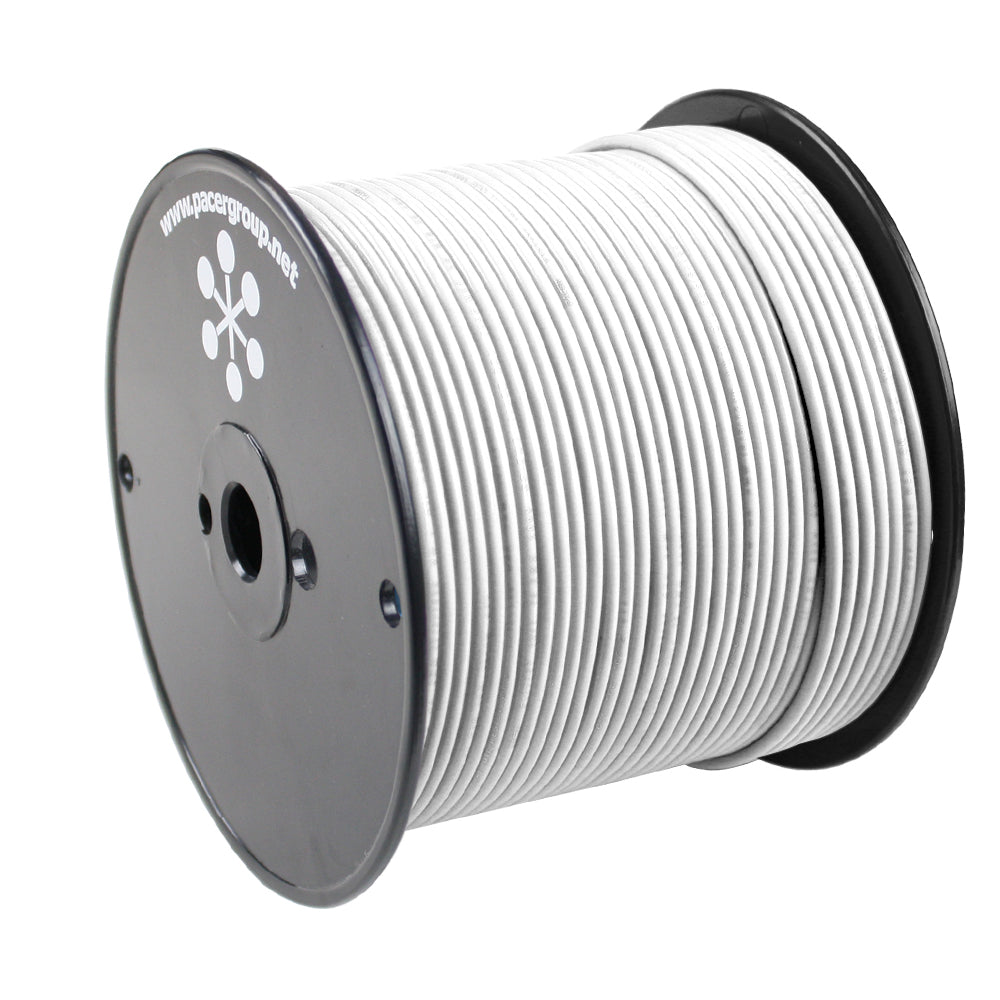 Pacer White 8 AWG Primary Wire - 500