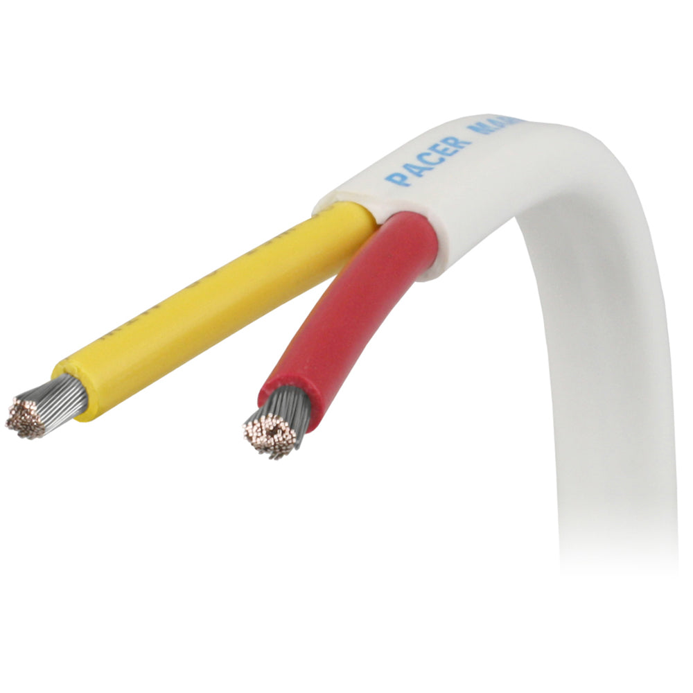 Pacer 18/2 AWG Safety Duplex Cable - Flat Cable - Red/Yellow - 1,000'