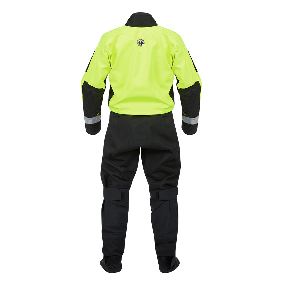 Mustang Sentinel Series Water Rescue Dry Suit - Fluorescent Yellow Green-Black - XL Short