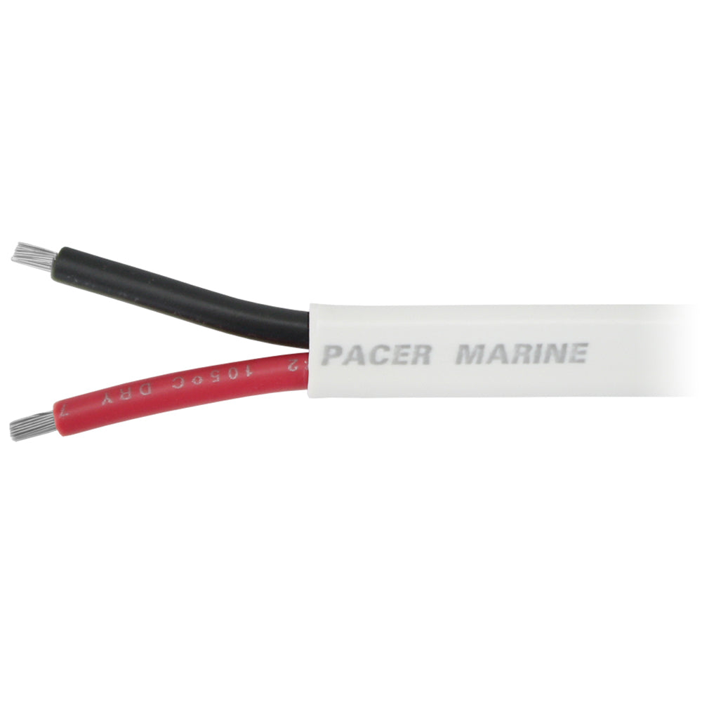 Pacer 16/2 AWG Duplex Cable - Flat Cable - Red/Black - Sold By The Foot
