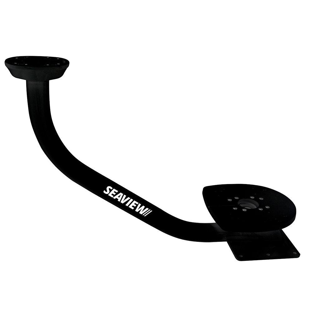 Seaview 28" Pre-Drilled Dual Mount f/Open Array Radars Up to 4.5 - Black - Top Plate Required