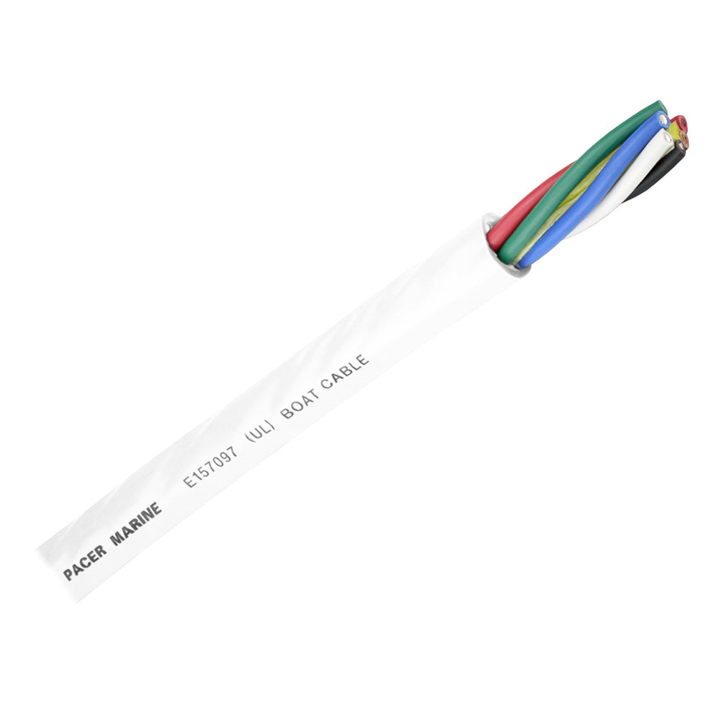 Pacer Round 6 Conductor Cable - 500 - 14/6 AWG - Black, Brown, Red, Green, Blue  White