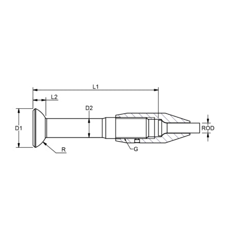 Ball Terminal for Rod