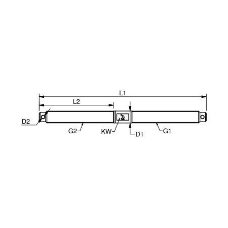 Double Threaded Pin