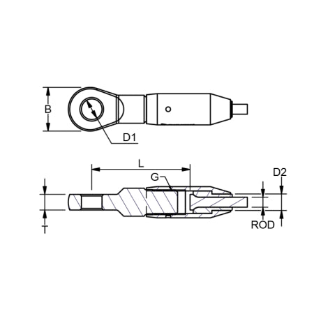 Furler Eye Terminal For Rod