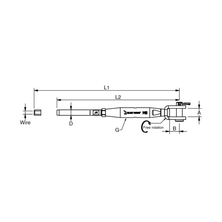 Guard Rail Rigging Screw