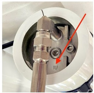 Long NPTF swivel elbow - 1/4 NPT (End Cap IU Compatible)