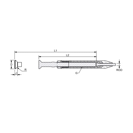 Mono Diagonal Rigging Screw