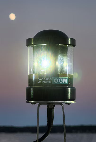 Weems & Plath - Q TriColor/Anchor LED Nav Light with Photodiode in Black Housing