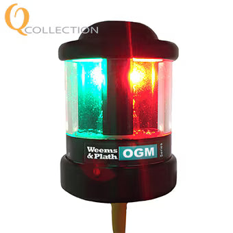 Weems & Plath - Q TriColor/Anchor LED Nav Light with Photodiode in Black Housing
