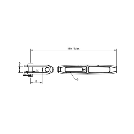 Rigging Screw Toggle/Body