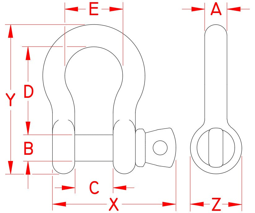 Suncor Anchor Shackle