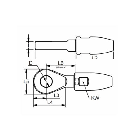 Swageless Cone Eye Terminals