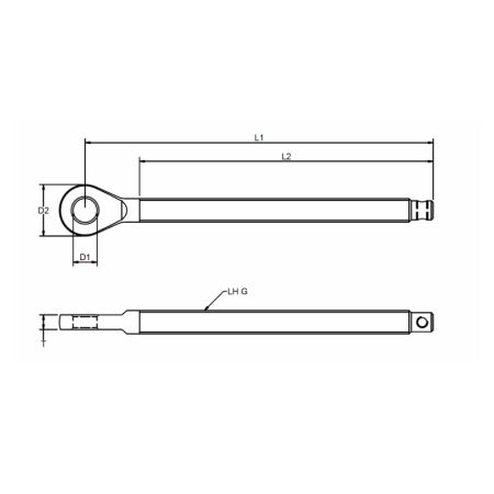 Long Threaded Eye