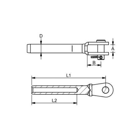 Welded Fork Terminal