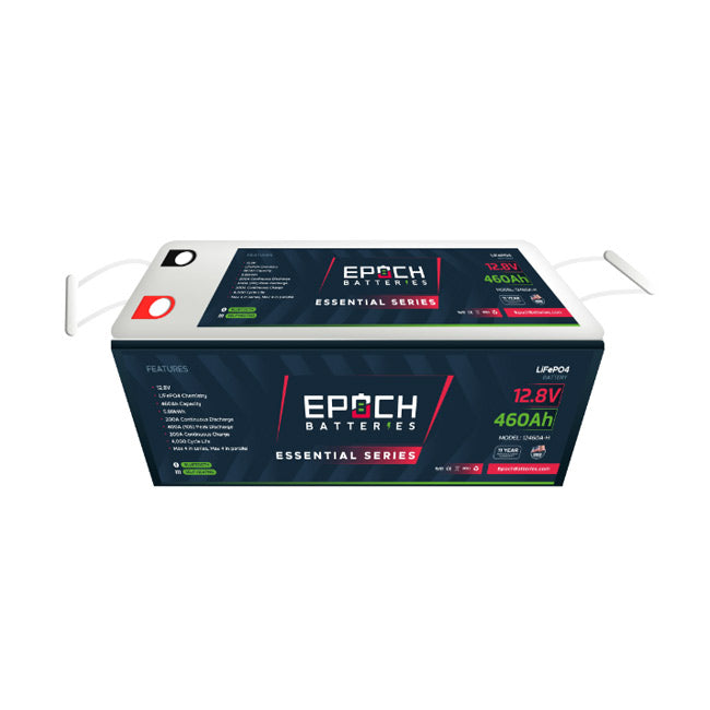 Epoch Batteries 12V 460Ah Essential Series - Heated & Bluetooth LiFePO4 Battery