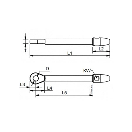 Long Swageless Cone Eye Terminals