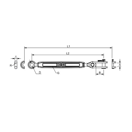 Rope Rigging Screw